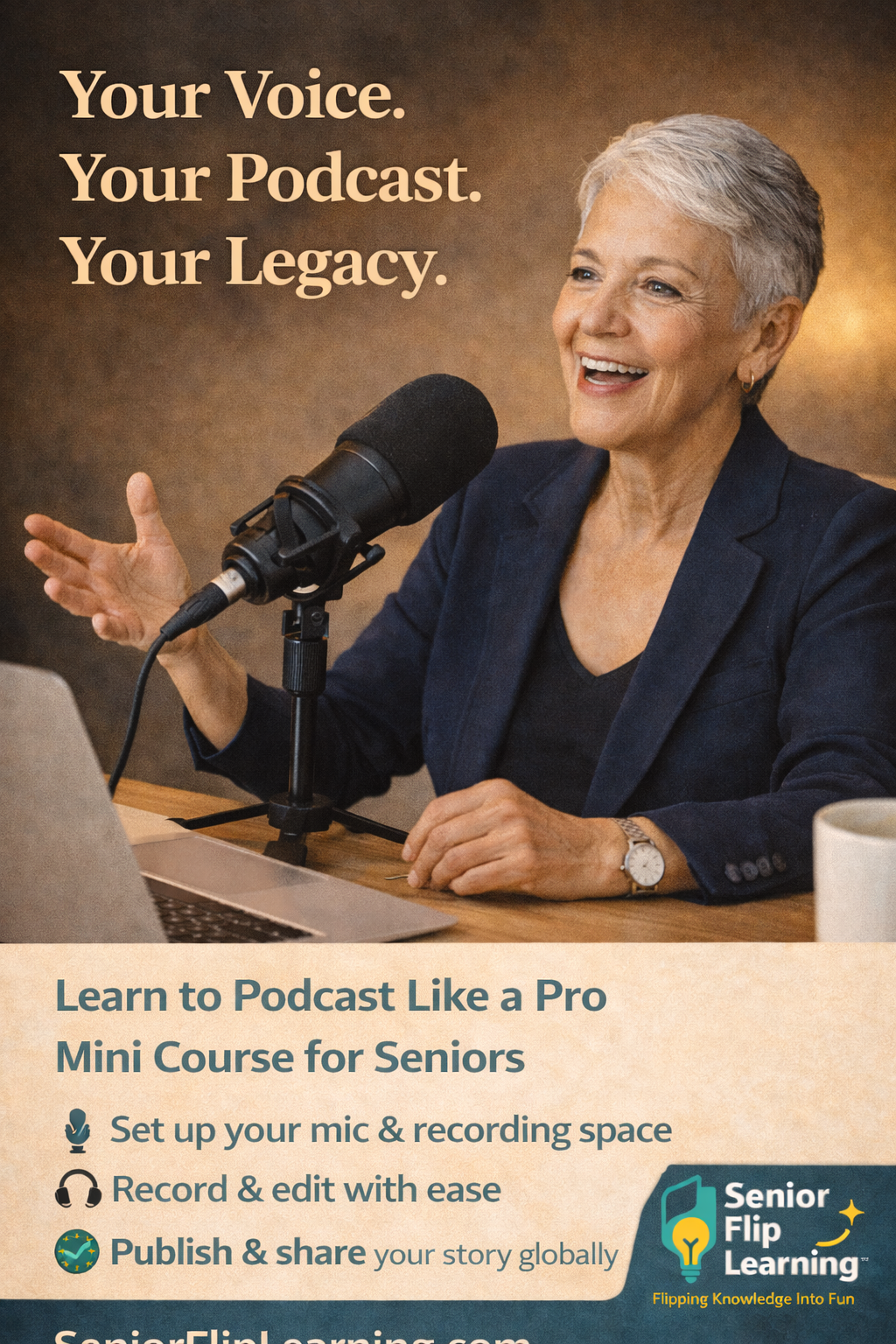 Podcasting for Seniors: A New Adventure